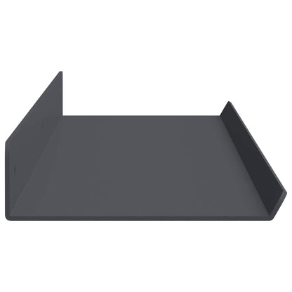 vidaXL Floating Shelf 4 pcs Anthracite 80 x 9 x 2.5 cm Steel