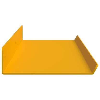 vidaXL Floating Shelf 4 pcs Mustard Yellow 80 x 9 x 2.5 cm Steel