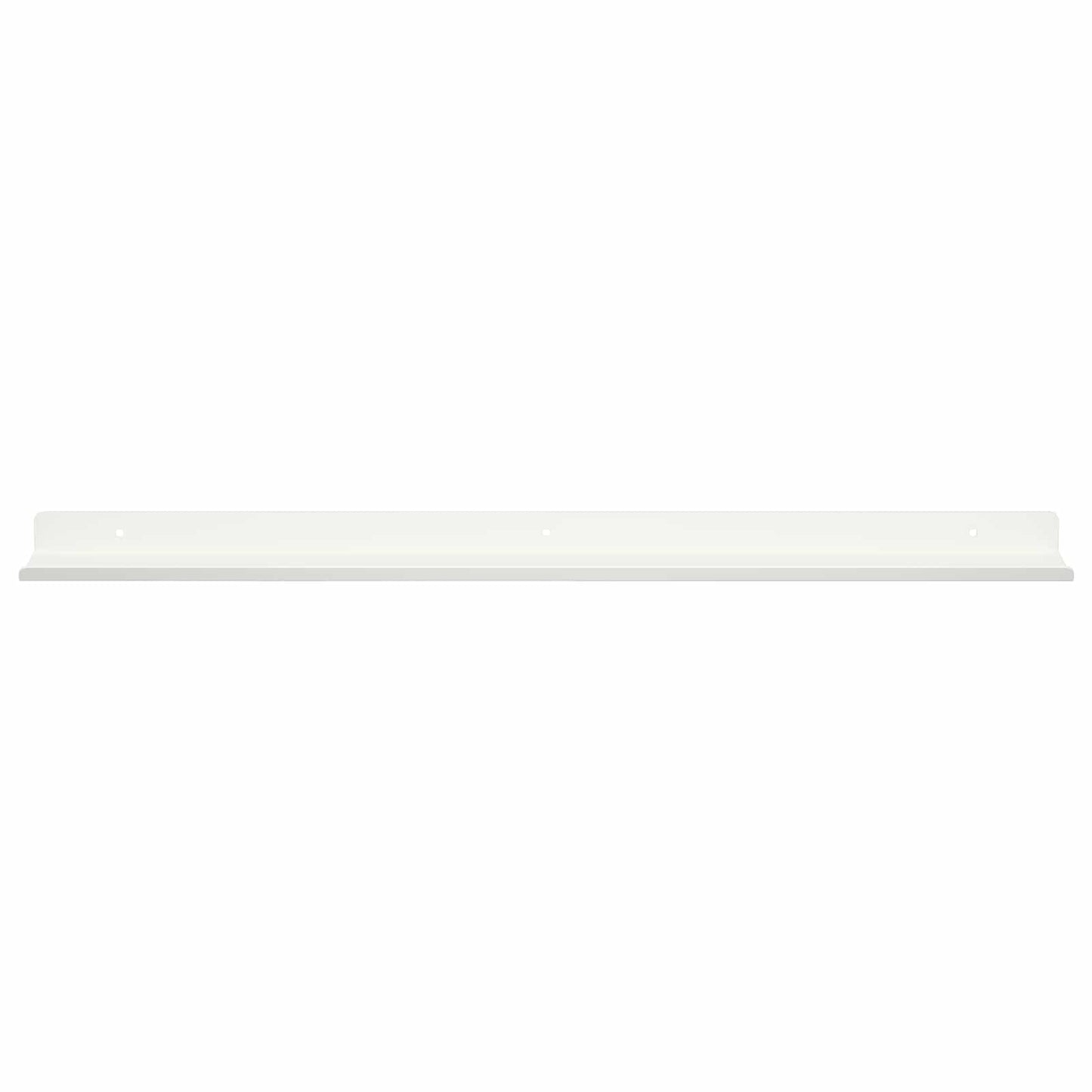 vidaXL Floating Shelf Wall-mounted 4 pcs White 80 x 9 x 2.5 cm Steel