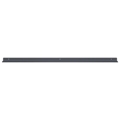 vidaXL Floating Shelf 2 pcs Anthracite 100 x 9 x 2.5 cm Steel