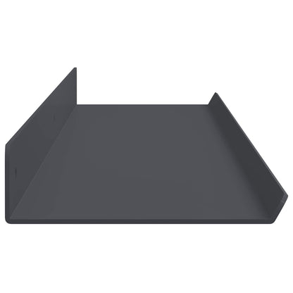 vidaXL Floating Shelf 2 pcs Anthracite 100 x 9 x 2.5 cm Steel