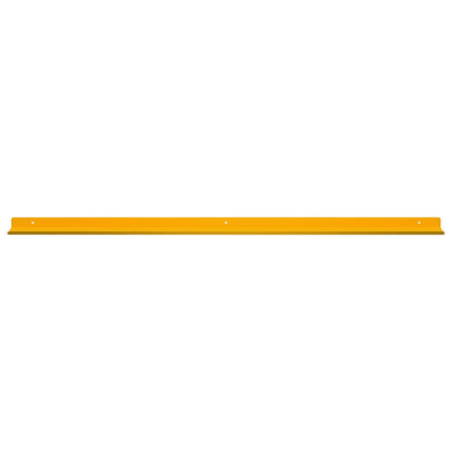 vidaXL Floating Shelf 2 pcs Mustard Yellow 100 x 9 x 2.5 cm Steel