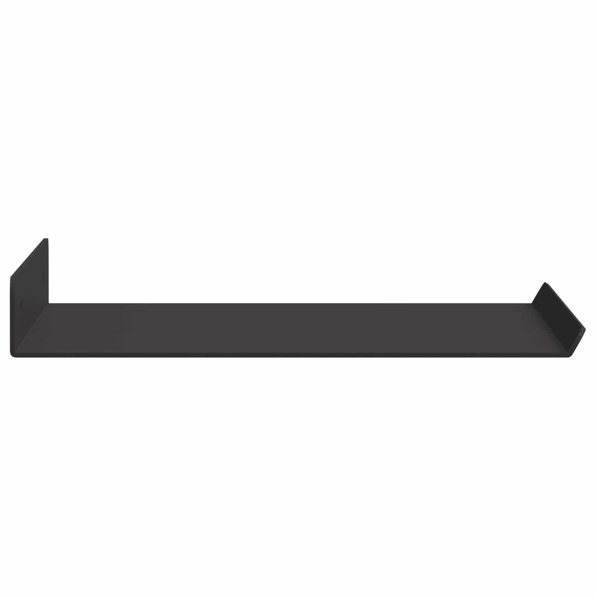 vidaXL Floating Shelf 2 pcs Black 30 x 18 x 2.5 cm Steel