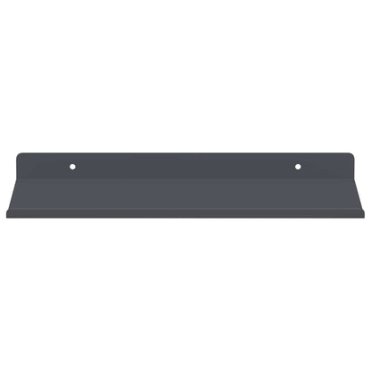vidaXL Floating Shelf 2 pcs Anthracite 30 x 18 x 2.5 cm Steel