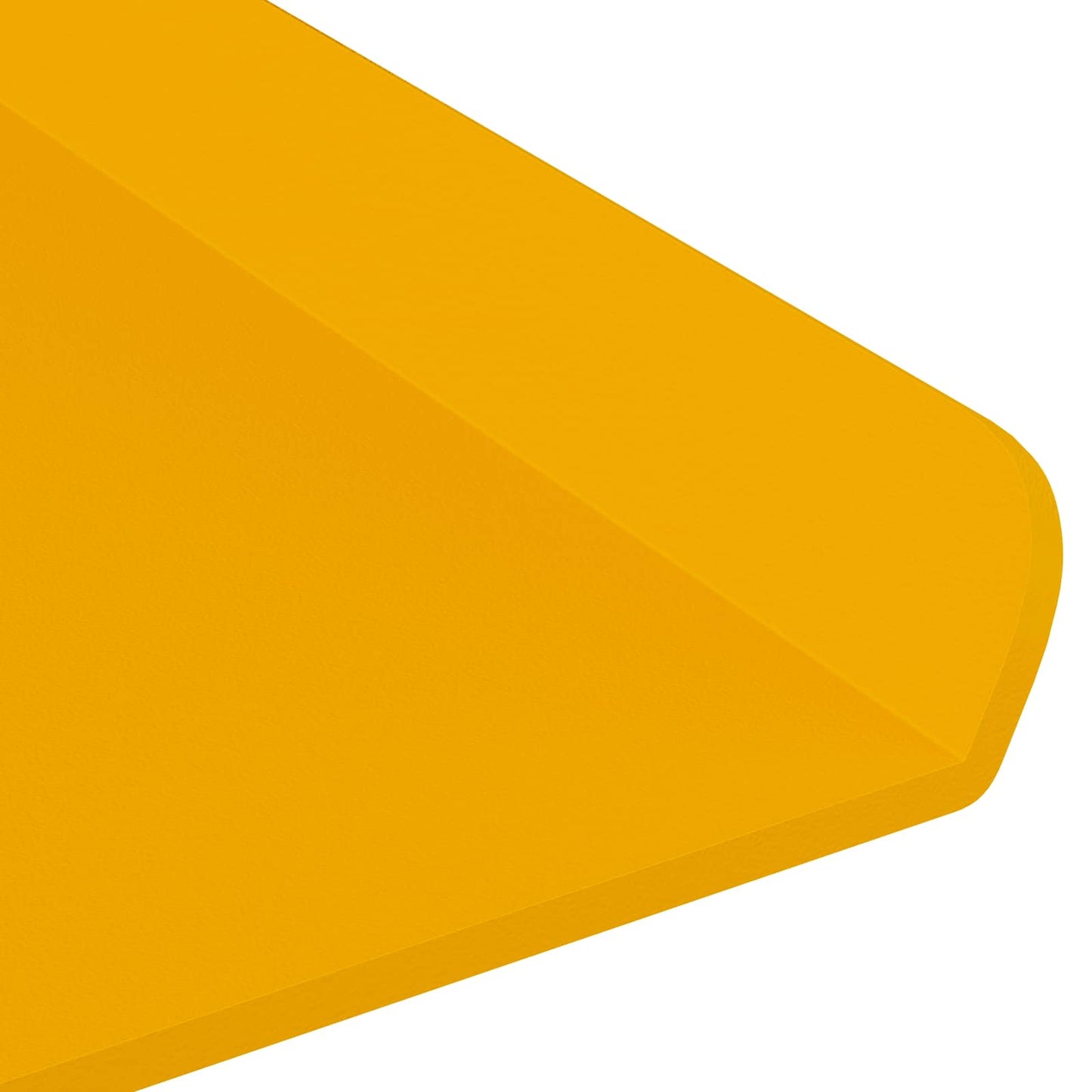 vidaXL Floating Shelf 2 pcs Mustard Yellow 30 x 18 x 2.5 cm Steel