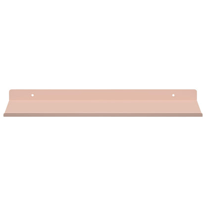 vidaXL Floating Shelf Wall-mounted 4 pcs Pink 40 x 18 x 2.5 cm Steel