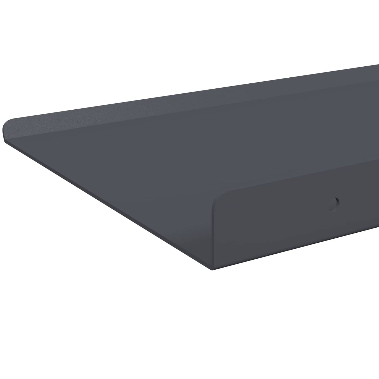 vidaXL Floating Shelf 2 pcs Anthracite 40 x 18 x 2.5 cm Steel