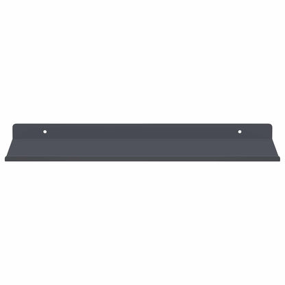 vidaXL Floating Shelf 2 pcs Anthracite 40 x 18 x 2.5 cm Steel