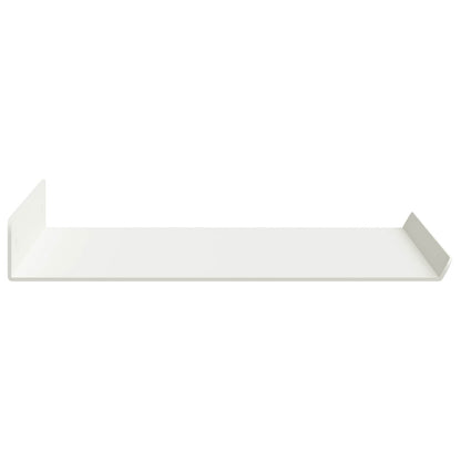vidaXL Floating Shelf 2 pcs White 40 x 18 x 2.5 cm Steel