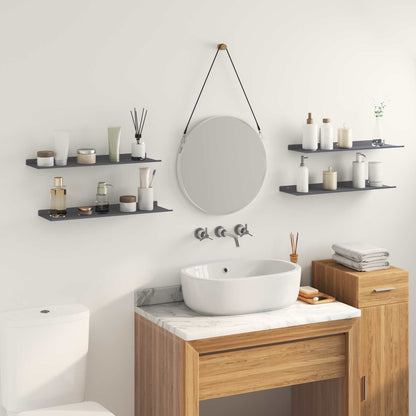 vidaXL Floating Shelf 4 pcs Anthracite 60 x 18 x 2.5 cm Steel