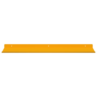 vidaXL Floating Shelf 4 pcs Mustard Yellow 60 x 18 x 2.5 cm Steel