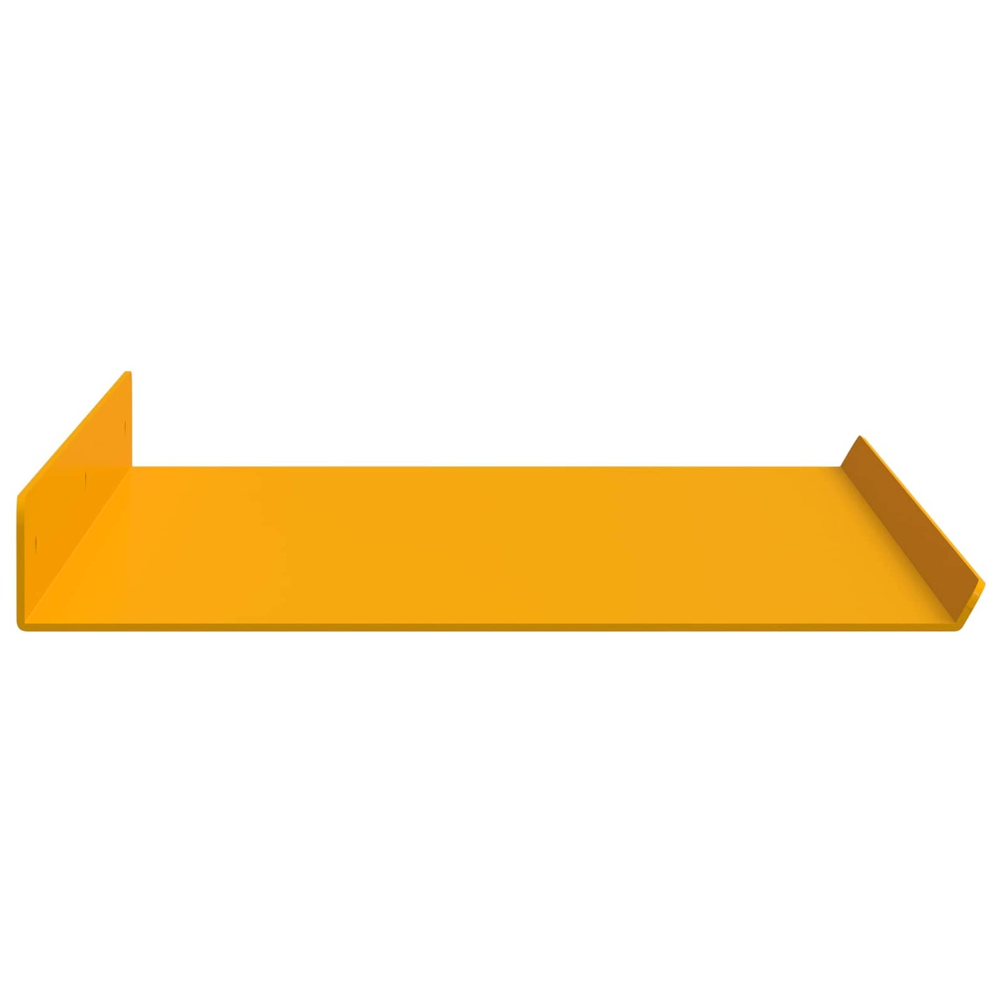 vidaXL Floating Shelf 4 pcs Mustard Yellow 60 x 18 x 2.5 cm Steel