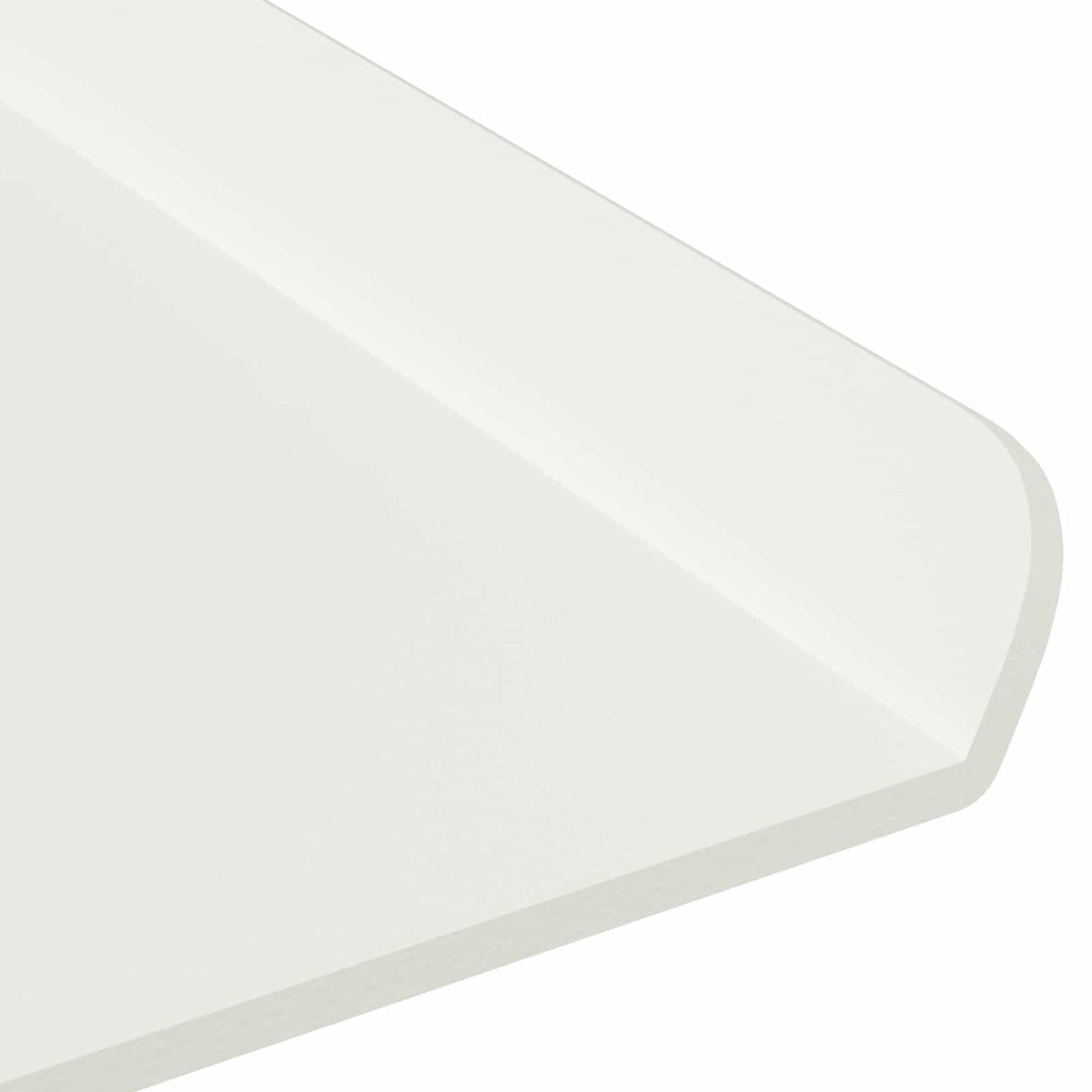 vidaXL Floating Shelf 2 pcs White 60 x 18 x 2.5 cm Steel