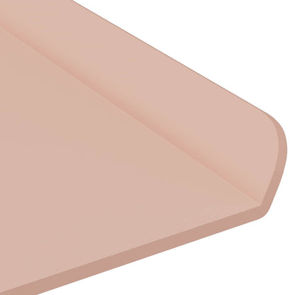 vidaXL Floating Shelf Wall-mounted 4 pcs Pink 80 x 18 x 2.5 cm Steel