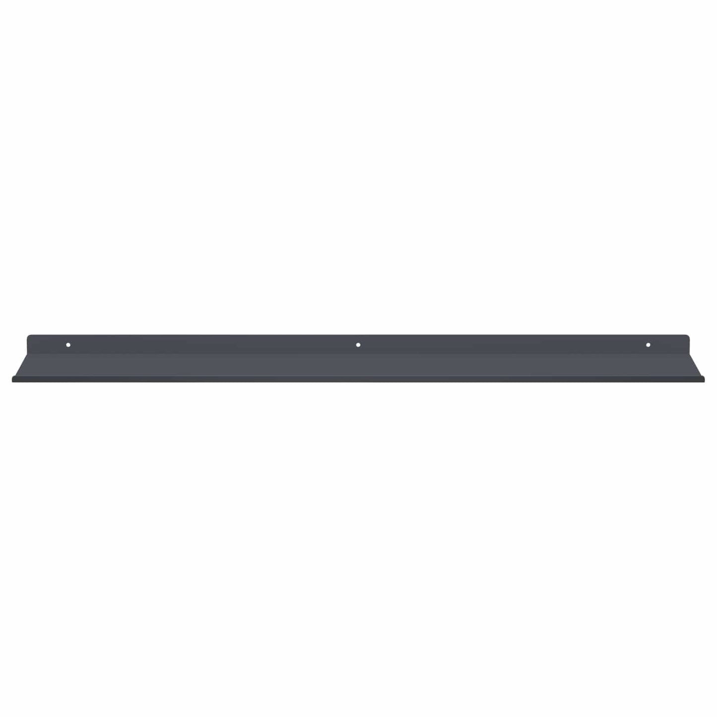 vidaXL Floating Shelf 4 pcs Anthracite 80 x 18 x 2.5 cm Steel
