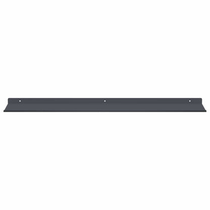 vidaXL Floating Shelf 4 pcs Anthracite 80 x 18 x 2.5 cm Steel