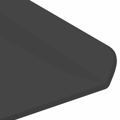 vidaXL Floating Shelf 2 pcs Black 100 x 18 x 2.5 cm Steel