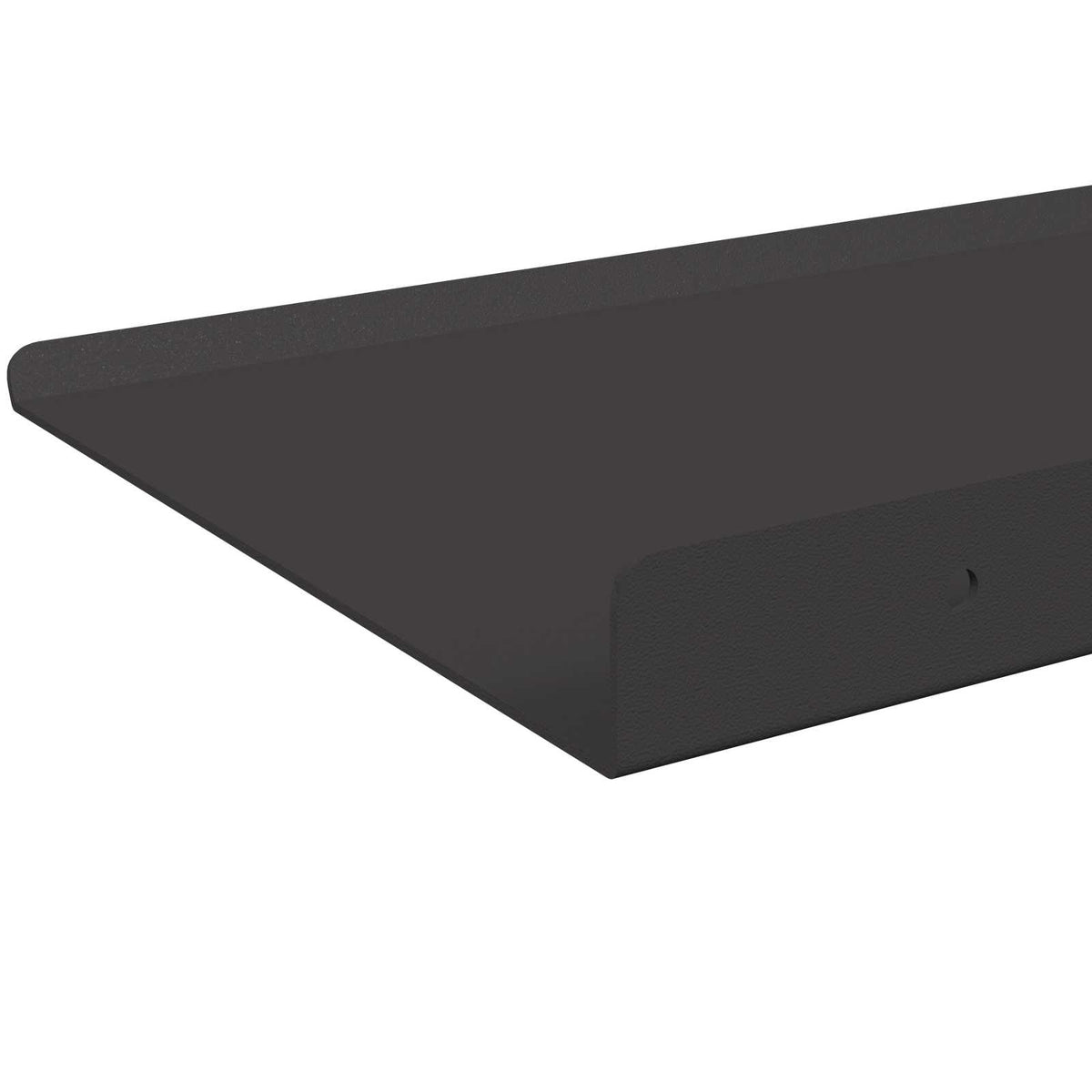 vidaXL Floating Shelf 4 pcs Black 100 x 18 x 2.5 cm Steel