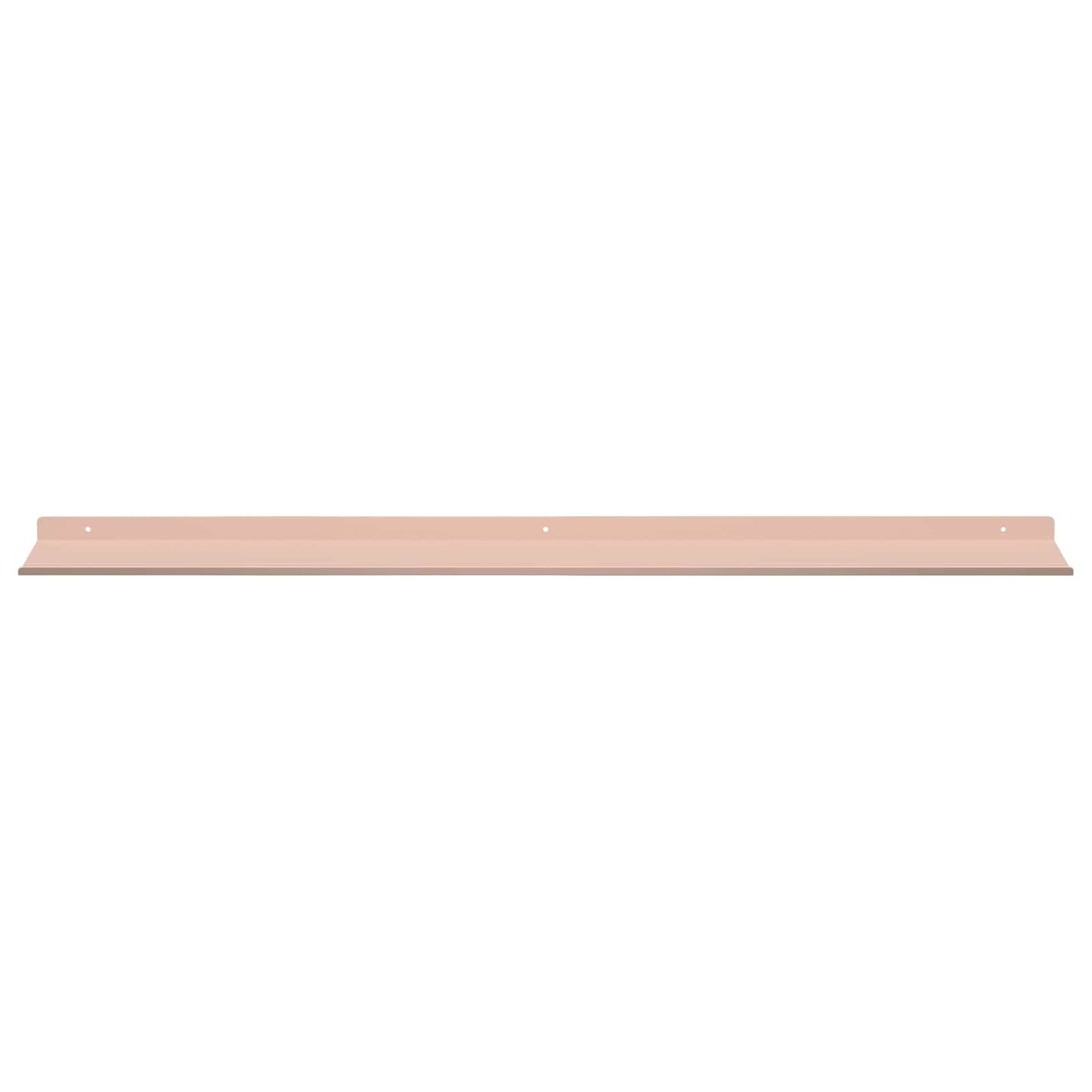 vidaXL Floating Shelf Wall-mounted 4 pcs Pink 100 x 18 x 2.5 cm Steel