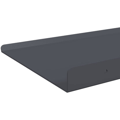 vidaXL Floating Shelf 4 pcs Anthracite 100 x 18 x 2.5 cm Steel