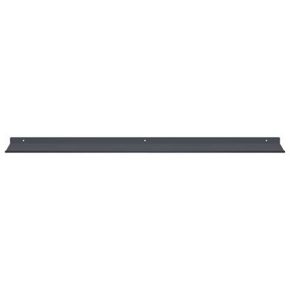 vidaXL Floating Shelf 4 pcs Anthracite 100 x 18 x 2.5 cm Steel