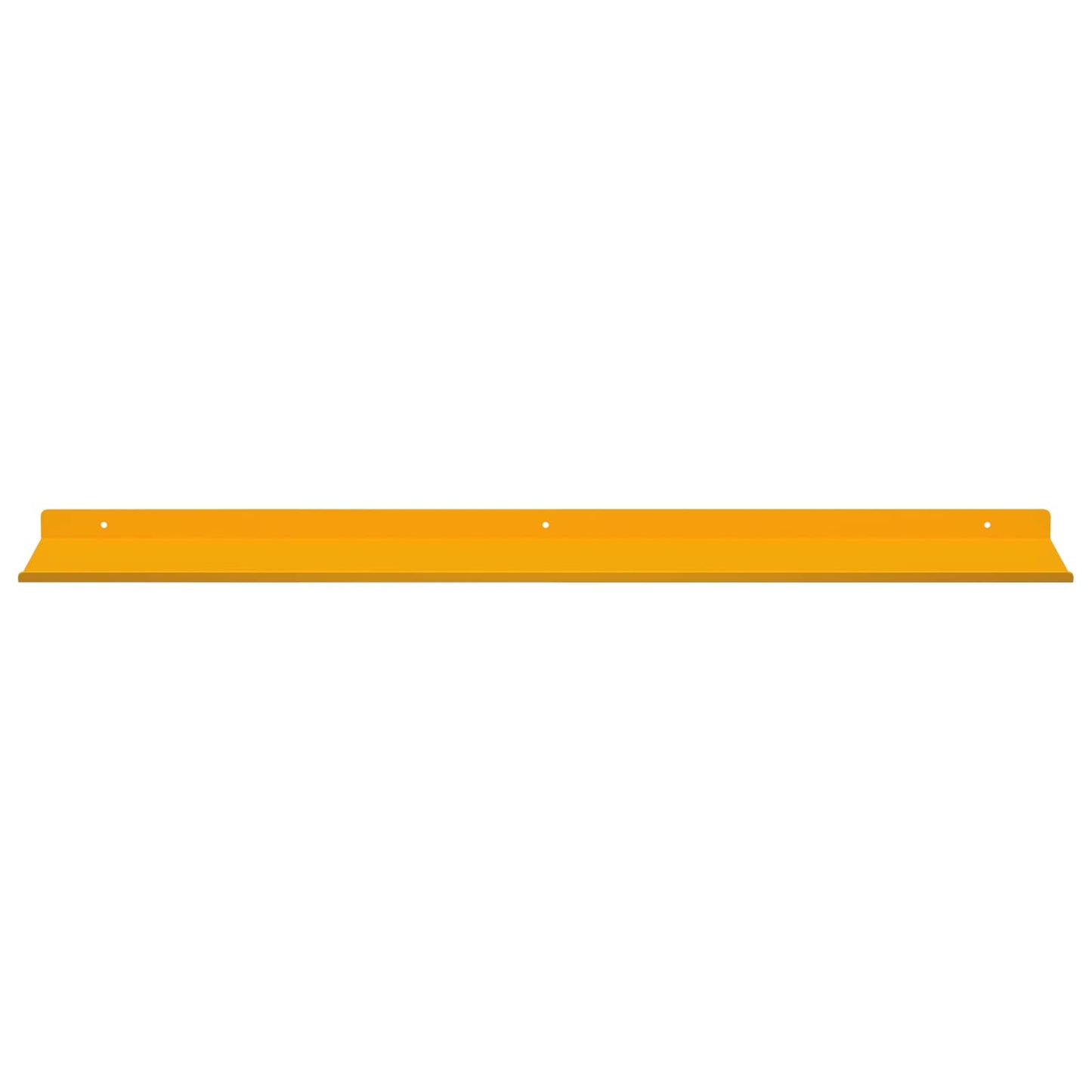 vidaXL Floating Shelf 4 pcs Mustard Yellow 100 x 18 x 2.5 cm Steel