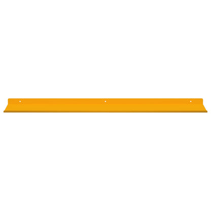 vidaXL Floating Shelf 4 pcs Mustard Yellow 100 x 18 x 2.5 cm Steel