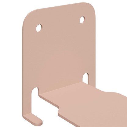 vidaXL Floating Shelf with Shelf 24 pcs Pink 6 x 10.8 x 6.6 cm