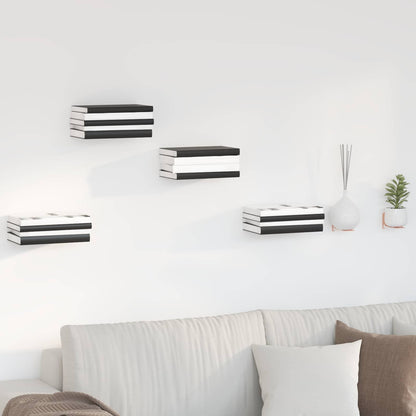 vidaXL Floating Shelf with Shelf 24 pcs Pink 6 x 10.8 x 6.6 cm