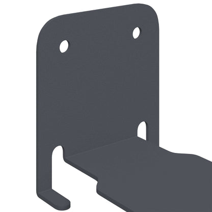 vidaXL Floating Shelf with Shelf 4 pcs Anthracite 6 x 10.8 x 6.6 cm