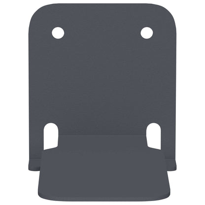 vidaXL Floating Shelf with Shelf 8 pcs Anthracite 6 x 10.8 x 6.6 cm