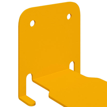 vidaXL Invisible Floating Shelf Wall-Mounted 24 pcs Mustard Yellow