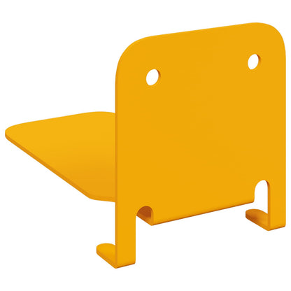 vidaXL Invisible Floating Shelf Wall-Mounted 24 pcs Mustard Yellow