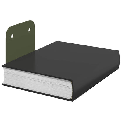 vidaXL Floating Shelf with Shelf 4 pcs Olive Green 6 x 10.8 x 6.6 cm