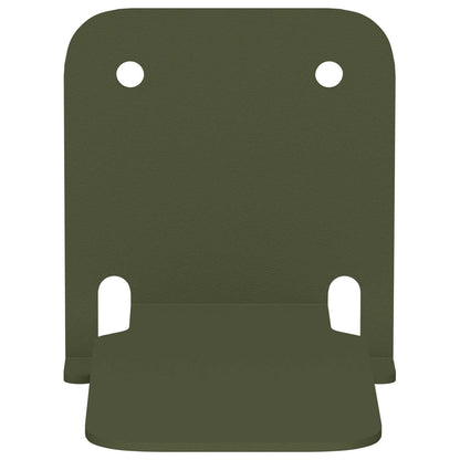 vidaXL Floating Shelf with Shelf 8 pcs Olive Green 6 x 10.8 x 6.6 cm