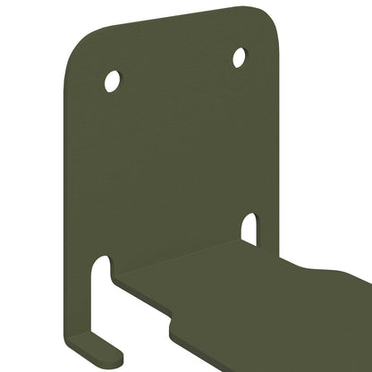 vidaXL Floating Shelf with Shelf 24 pcs Olive Green 6 x 10.8 x 6.6 cm