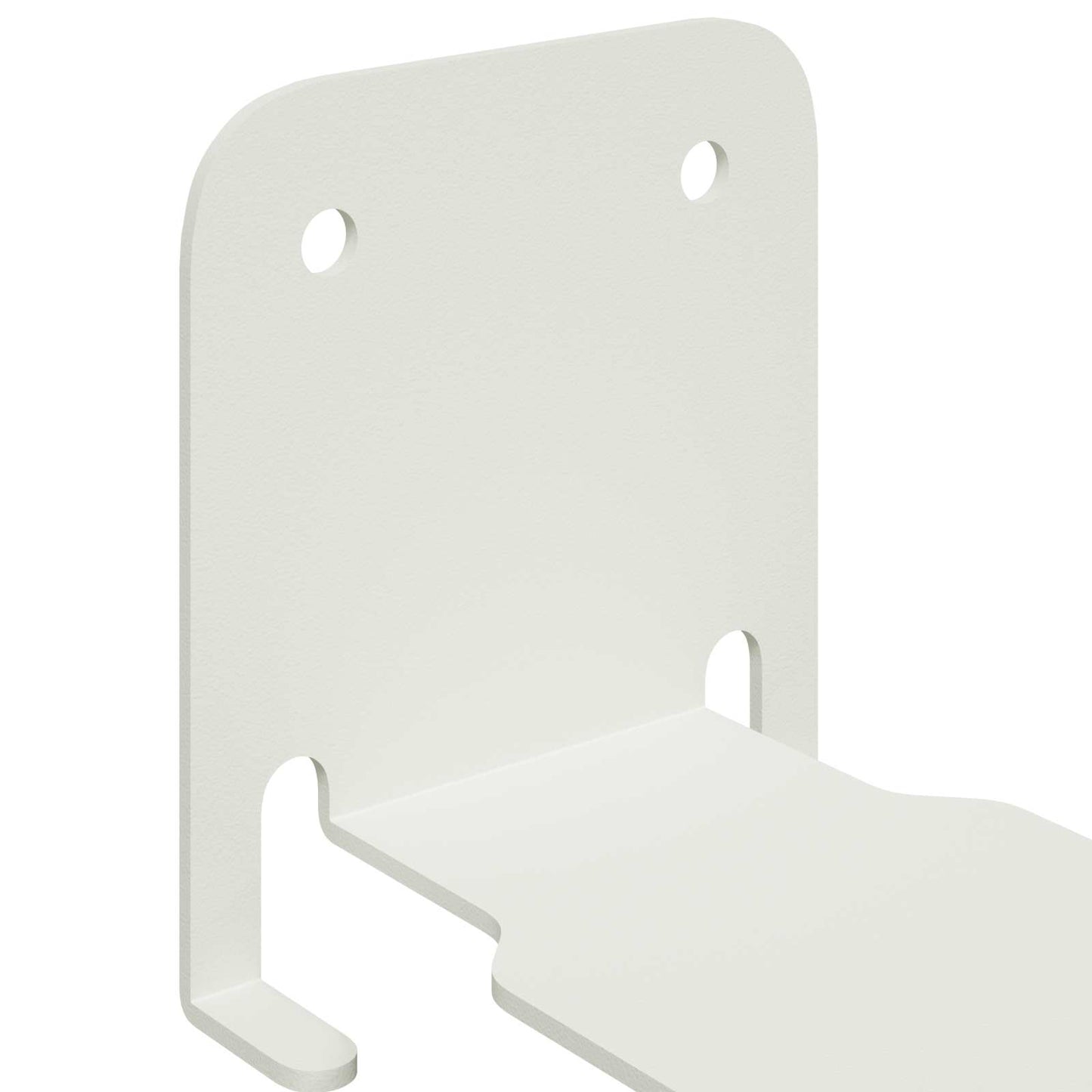 vidaXL Floating Shelf with Shelf 4 pcs White 6 x 10.8 x 6.6 cm