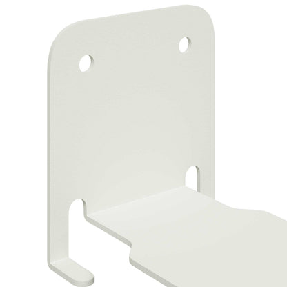 vidaXL Floating Shelf with Shelf 4 pcs White 6 x 10.8 x 6.6 cm