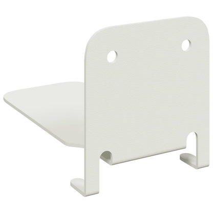 vidaXL Floating Shelf with Shelf 8 pcs White 6 x 10.8 x 6.6 cm