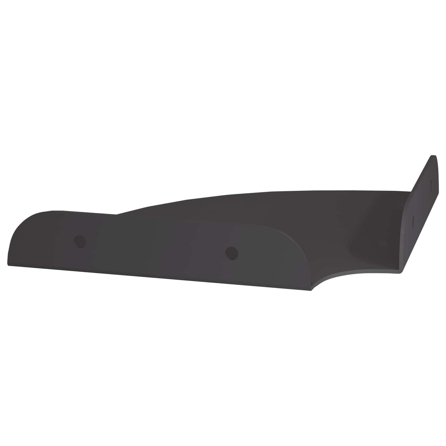 vidaXL Floating Shelf with Shelf 4 pcs Black 15 x 15 x 2 cm