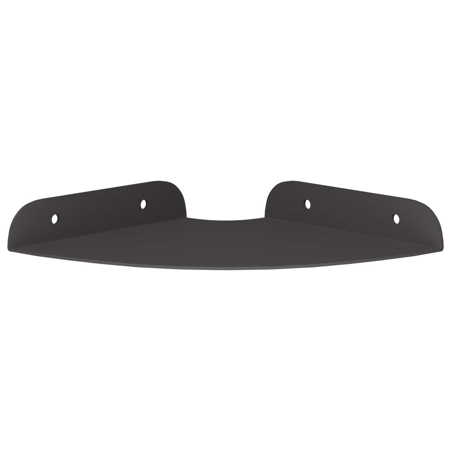 vidaXL Floating Shelf with Shelf 4 pcs Black 15 x 15 x 2 cm