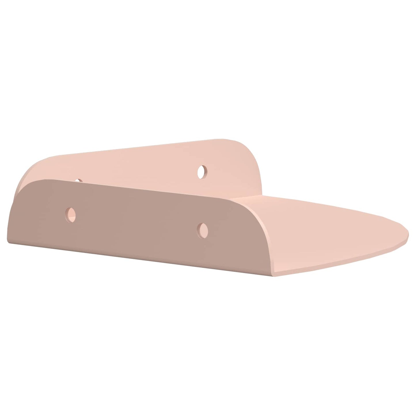 vidaXL Floating Shelf with Shelf 2 pcs Pink 15 x 15 x 2 cm