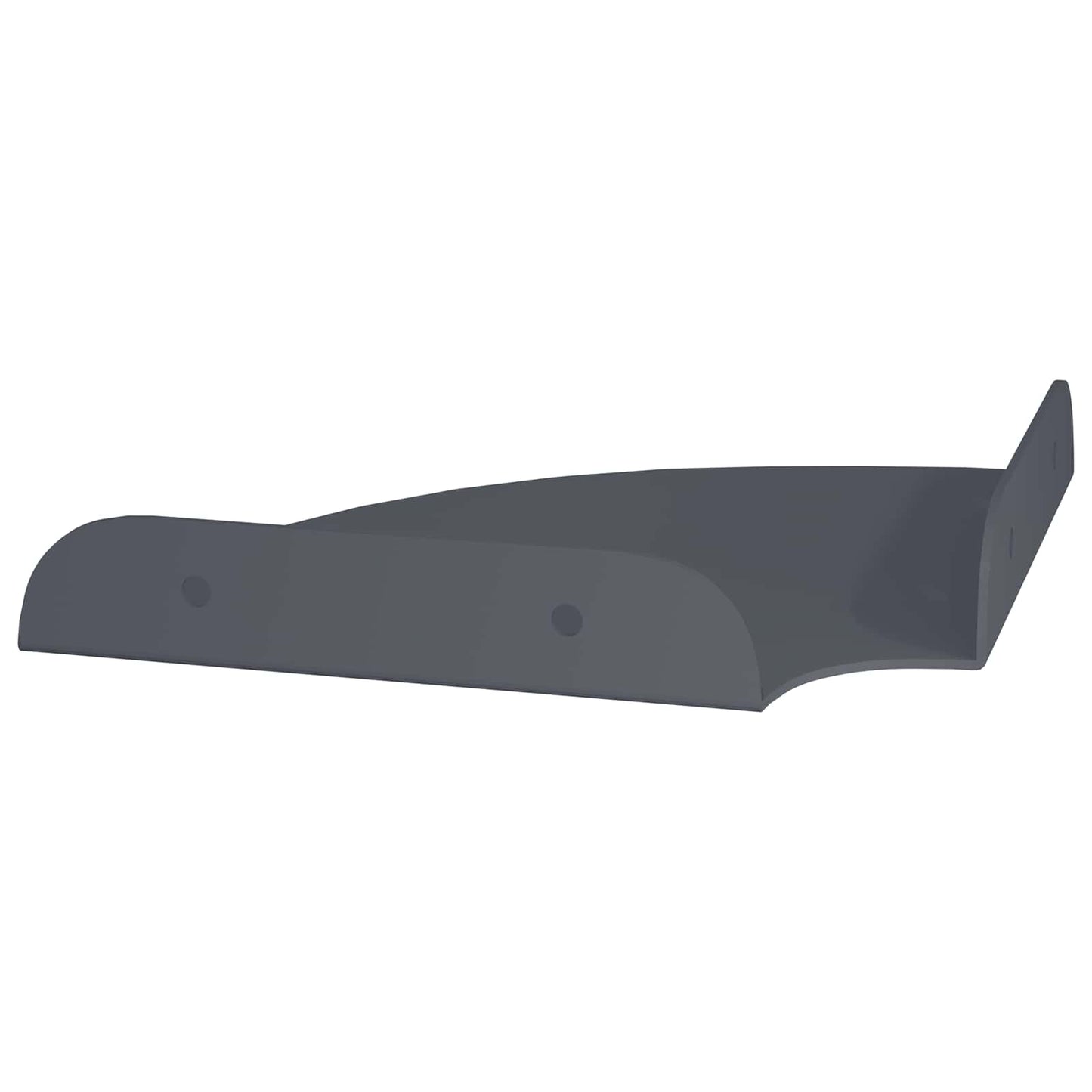 vidaXL Floating Shelf with Shelf 2 pcs Anthracite 15 x 15 x 2 cm