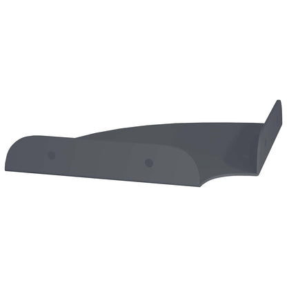 vidaXL Floating Shelf with Shelf 2 pcs Anthracite 15 x 15 x 2 cm