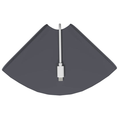 vidaXL Floating Shelf with Shelf 2 pcs Anthracite 15 x 15 x 2 cm