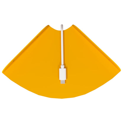 vidaXL Floating Shelf with Shelf 2 pcs Mustard Yellow 15 x 15 x 2 cm