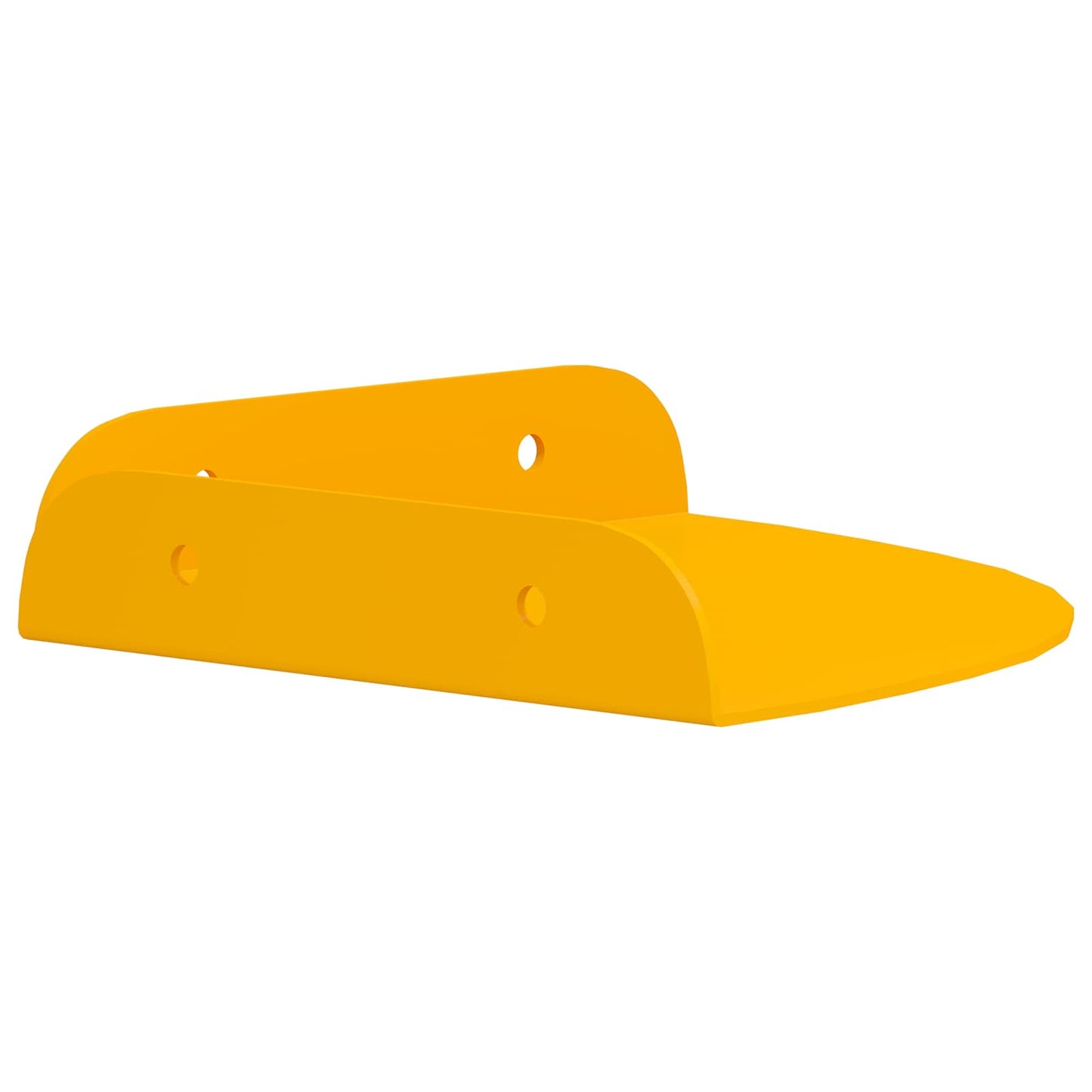 vidaXL Floating Shelf with Shelf 2 pcs Mustard Yellow 15 x 15 x 2 cm