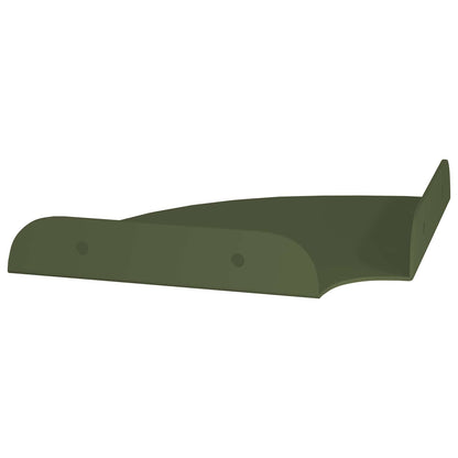 vidaXL Floating Shelf with Shelf 4 pcs Olive Green 15 x 15 x 2 cm