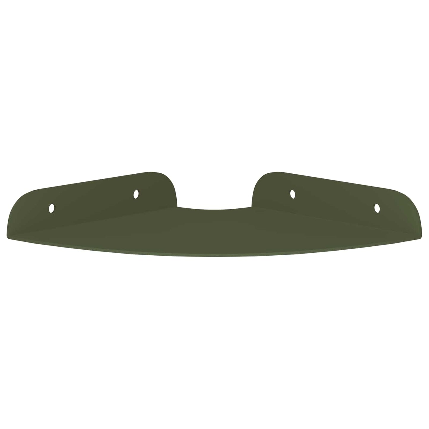 vidaXL Floating Shelf with Shelf 4 pcs Olive Green 15 x 15 x 2 cm