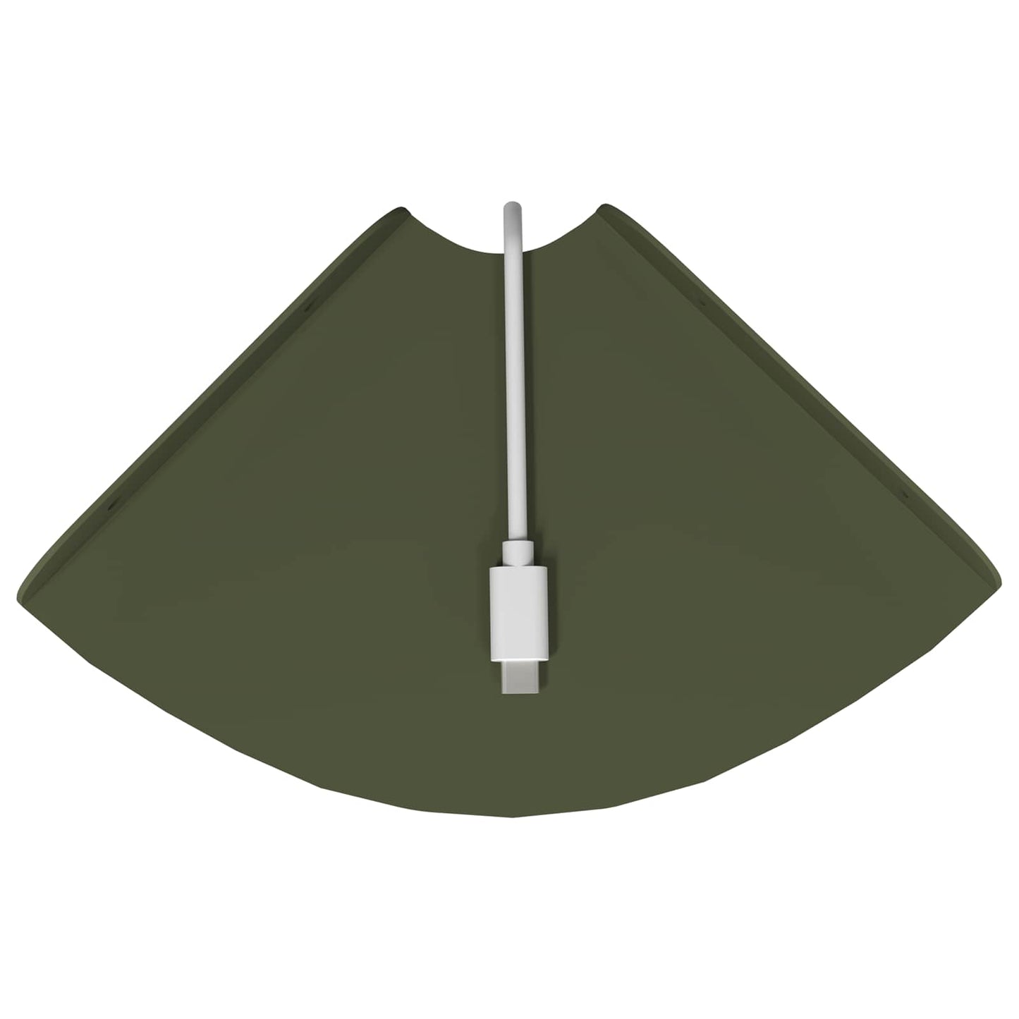 vidaXL Floating Shelf with Shelf 4 pcs Olive Green 15 x 15 x 2 cm